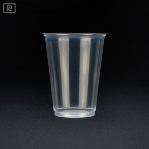 Vaso de plástico desechable de 12oz y 360ml, impresión personalizada, superficie plana, diámetro de 90mm, PP, 1/2/ml - Product Image 1
