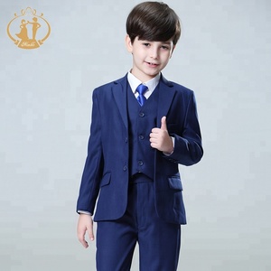 Frais de port Peuvent Être Discutés NOUVELLE ARRIVÉE! 2020 agile Classique Solide Bleu Garçons Costume De Mariage