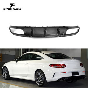 Diffuseur de pare-chocs en fibre de carbone W205 C63 pour <span class=keywords><strong>Mercedes</strong></span> Benz C63 AMG Coupé 2015-2019 - Product Image 1