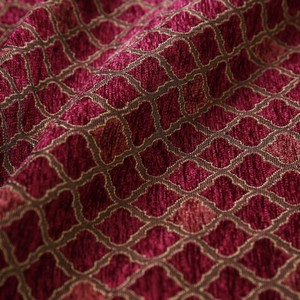 Tessuto per tappezzeria jacquard in ciniglia 100% poliestere certificato Oeko-Tex TengHui, tinto in filo, con effetto oscurante per divani e mobili - Product Image 1