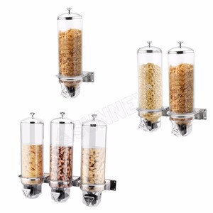 Sunnex อุปกรณ์ร้านอาหารในโรงแรมแบบขายส่ง,เครื่องจ่ายซีเรียลสามหัวทำจากสเตนเลส - Product Image 6