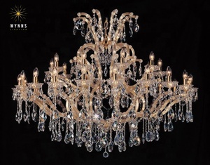 Candelabro de cristal K9 para interiores, lámpara colgante elegante, estilo bohemio europeo Maria Theresa para la decoración del hogar - Product Image 5