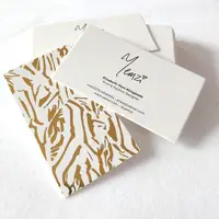Custom Luxury Business Cards, Gold Foil Paper