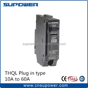 THQL series Mini Circuit Breaker Plug in type MCB 1P 2P 3P 60A