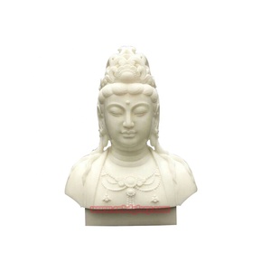 <span class=keywords><strong>Statue</strong></span> de buste de <span class=keywords><strong>femme</strong></span> en <span class=keywords><strong>marbre</strong></span> blanc moderne, sculptée à la main, réaliste, art extérieur - Product Image 2