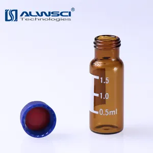 Laboratuvar analizi 1.5ml HPLC otomatik örnekleyici cam flakon PP vidalı kapak ve <span class=keywords><strong>Septum</strong></span> - Product Image 2