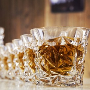 Vasos de Whisky de Diamante Haonai, Cristal, para Malta o Bourbon, Cristalería para Regalo. - Product Image 4