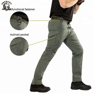 Trekking caminando pantalones hombres táctico al pantalones de camuflaje estilo militar pantalones de pantalones de caza pesca - Product Image 3