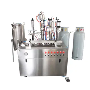 PU FOAM semi-automatic water for injection filling machine foam sealant spray semi-automatic filling machine