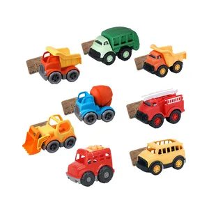 Niet-Giftig Materiaal Voor Kind Verschillende Vuilnisbelt Truck Plastic Auto Speelgoed Voor Baby 2 Leeftijd +