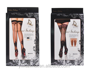 Collants sexy pour <span class=keywords><strong>femmes</strong></span>, effet brillant, motif tatouage, au-dessus du genou - Product Image 1