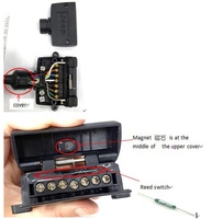 Mejor oferta conector plano Espana plastic12v 7 pin remolque enchufe de adaptador con interruptor reed abrir circuitos conector
