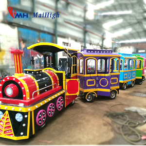 รถไฟฟ้ามินิไร้รางสำหรับนักท่องเที่ยวในสวนสนุก - Product Image 3