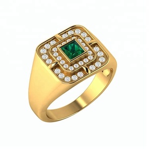 Anelli in <span class=keywords><strong>Argento</strong></span> Sterling 925 <span class=keywords><strong>con</strong></span> Grande <span class=keywords><strong>Pietra</strong></span>, Design Trendy <span class=keywords><strong>con</strong></span> Zircone Quadrato per <span class=keywords><strong>Uomo</strong></span> e Donna, Fedi Nuziali o Gioielli - Product Image 3