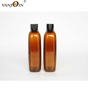 Bottiglia Oblunga in PET Ambrato da <span class=keywords><strong>500</strong></span> <span class=keywords><strong>ml</strong></span> con Collo 28-410 - Product Image 2