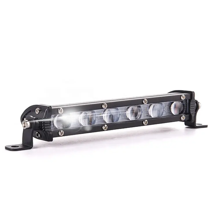 12v CTD-XDP-002-PTJ Led aluminum 18W light bar auto work lamp mini single row car strip light