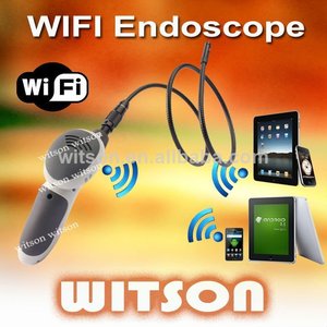 Witson tube sans fil portée <span class=keywords><strong>snake</strong></span> caméra endoscope avec 8mm tête de caméra, 4 leds. - Product Image 1