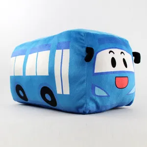Peluş doldurulmuş oyuncak Otobüs Peluş Otobüs Şekilli Yastık