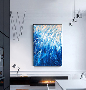 Arte moderna dipinta a mano moderna <span class=keywords><strong>grande</strong></span> <span class=keywords><strong>pittura</strong></span> a olio astratta su <span class=keywords><strong>tela</strong></span> - Product Image 5