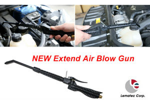 Lematec Air Blow Gun 7 To 11 Inch Extendable Tube Pneumatic Dust <b>Cleaner</b> Tool With Trigger Handle For Precision Cleaning - Product Image 4