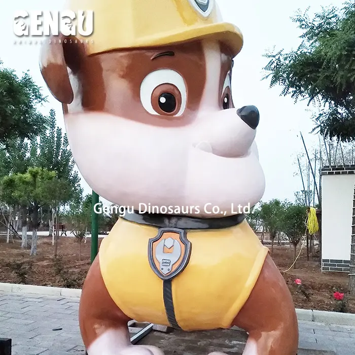 Zoo Park Decoration 3D Animal Cartoon Dog Model