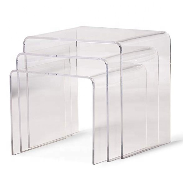 Прямая Заводская поставка, прозрачный акриловый стол, акриловый журнальный столик