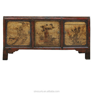 จีนโบราณเฟอร์นิเจอร์ rustic Glossy ทาสี sideboard บุฟเฟ่ต์ - Product Image 2
