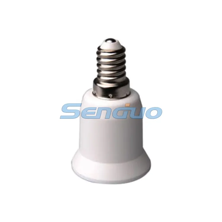 E14 to E27 lamp fitting adapter