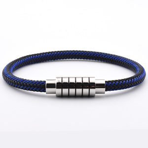 2024 Handgemaakte High-End Rood Leer En Zilver Gesp Armband Dames Top Kwaliteit <span class=keywords><strong>Lucky</strong></span> Fashion Armband