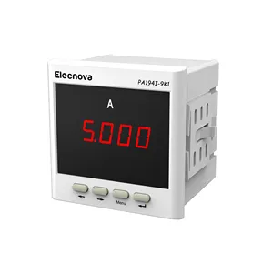 PA194I-9K1 96*96Mm Panel Digital Ac Fase Tunggal, Ammeter Mikro dengan Output Analog RS232