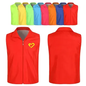 Giá Rẻ Tùy Chỉnh Unisex Quảng Cáo Tình Nguyện Viên Vest