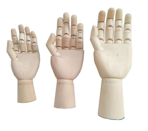 Manichino per Disegno Artistico in Legno di Varie Dimensioni, 8, 10, 12 Pollici, Mano Articolata per Artisti - Product Image 1