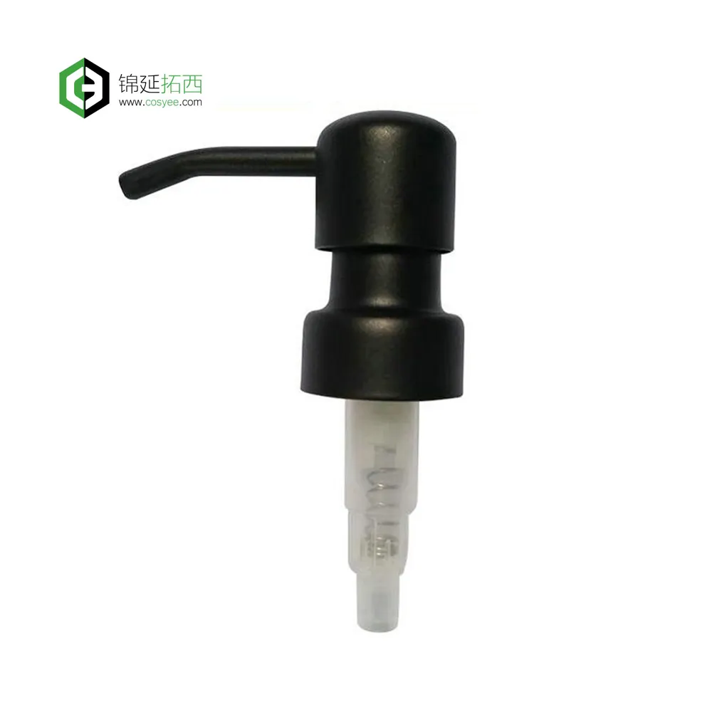 Black finish pump for soap dispenser, soap dispenser pump stainless steel 18/8