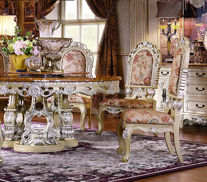 OE-FASHION <span class=keywords><strong>tavolo</strong></span> da pranzo <span class=keywords><strong>rotondo</strong></span> in marmo <span class=keywords><strong>barocco</strong></span> di lusso - Product Image 3