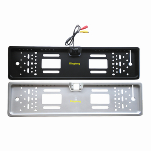 Cadre de plaque d'immatriculation européenne Caméra de recul de voiture avec vision nocturne HD 4LED Fonction inverse étanche-pour les modèles Bora <span class=keywords><strong>Crafter</strong></span> - Product Image 1