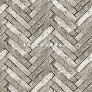 3D Vieux Mur Brique Empilés Motif Ondulé Papier Peint - Product Image 3