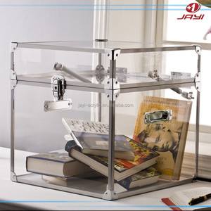 Personalizzata di lusso lucite soggiorno acrilico trasparente tronco tavolo - Product Image 3