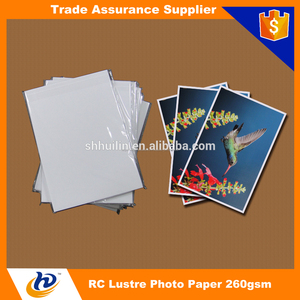 Papier de <span class=keywords><strong>photo</strong></span> à jet d’encre brillant rc de résistance à l’eau meilleure qualité pour mini laboratoire - Product Image 2