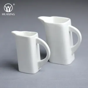 Pabrik Wadah Creamer Kopi Gula Keramik Putih dari Chaozhou