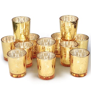 Bougeoirs amovibles <span class=keywords><strong>en</strong></span> or Rose, ensemble <span class=keywords><strong>de</strong></span> 12 bougeoirs <span class=keywords><strong>photophore</strong></span> <span class=keywords><strong>en</strong></span> <span class=keywords><strong>verre</strong></span> au mercure pour décor <span class=keywords><strong>de</strong></span> mariage et décoration intérieure - Product Image 1