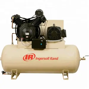 Ingersoll Rand 15TE20 15TE20-P Hai Giai Đoạn Điện Điều Khiển Qua Lại Piston Máy Nén Khí 20hp 120 Gallon Ngang Cao Cấp