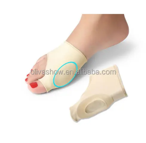 Toe Bunion Sock Guard Corrector Hallux Valgus Orthopedic Braces Stretch Nylon Medical Orthotics Gel Toe Protector Bunion Sleeve
