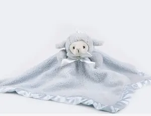 Плюшевая игрушка, одеяло с головой животного, высококачественное детское одеяло с головой игрушки