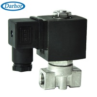 Électrovanne d'oxygène liquide à action directe à pression zéro acier inoxydable 1/4 "Npt 110 Volts