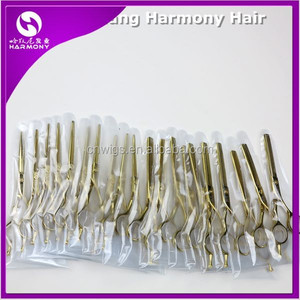 Hot bán 5.5 "màu vàng Beauty Salon cắt tóc chuyên nghiệp Salon cắt kéo - Product Image 2