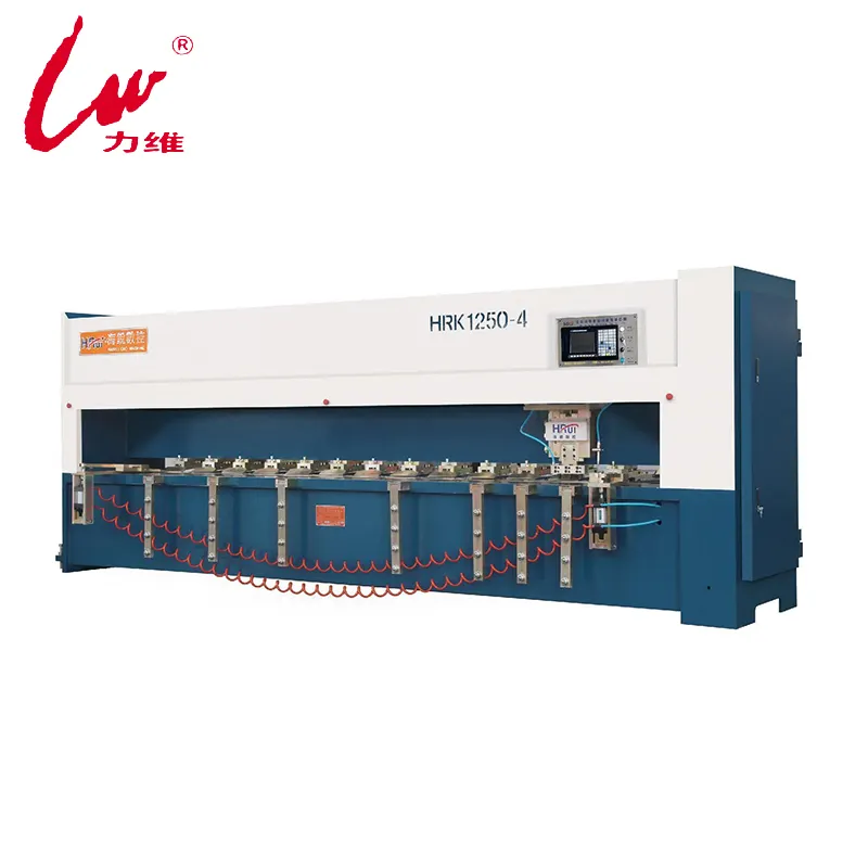 Haili HLK series 6*6000 mm machine hydraulic CNC grooving and v-cutting machine