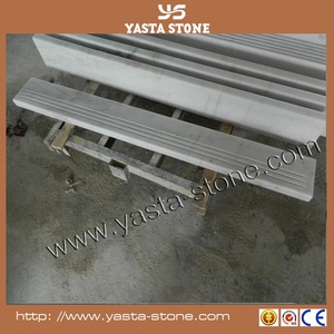 Peldaño de Escalera de Mármol Blanco con Ranura Antideslizante - Product Image 4