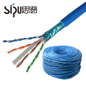 Sipu mejor precio 26AWG-23AWG CCA CAT5e/Cat6/cat6a/cat7 precio <span class=keywords><strong>por</strong></span> <span class=keywords><strong>Metro</strong></span> <span class=keywords><strong>Ethernet</strong></span> cables <span class=keywords><strong>de</strong></span> red informática - Product Image 4