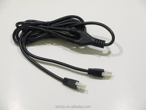 Cordon d'alimentation cc mâle tressé fil de borne plaqué étain 4.2 pas 2 broches connecteur blanc 2X0.75MM pour faisceau de câblage électronique - Product Image 3