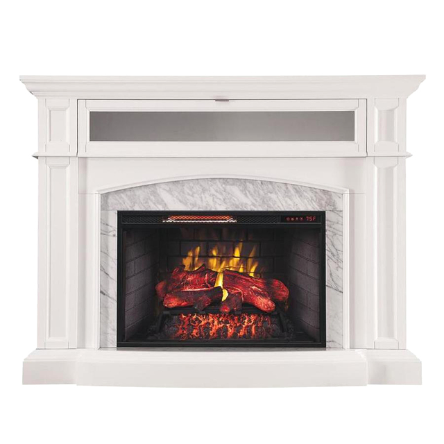 Customizable Modern Indoor Electric Fireplaces Mantel Remote Control Fireplace